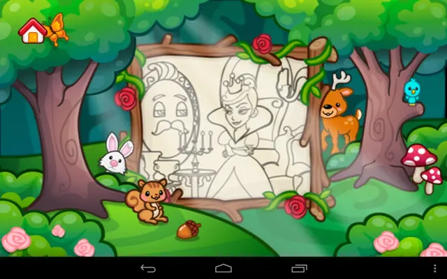 Girls Coloring android App screenshot 4